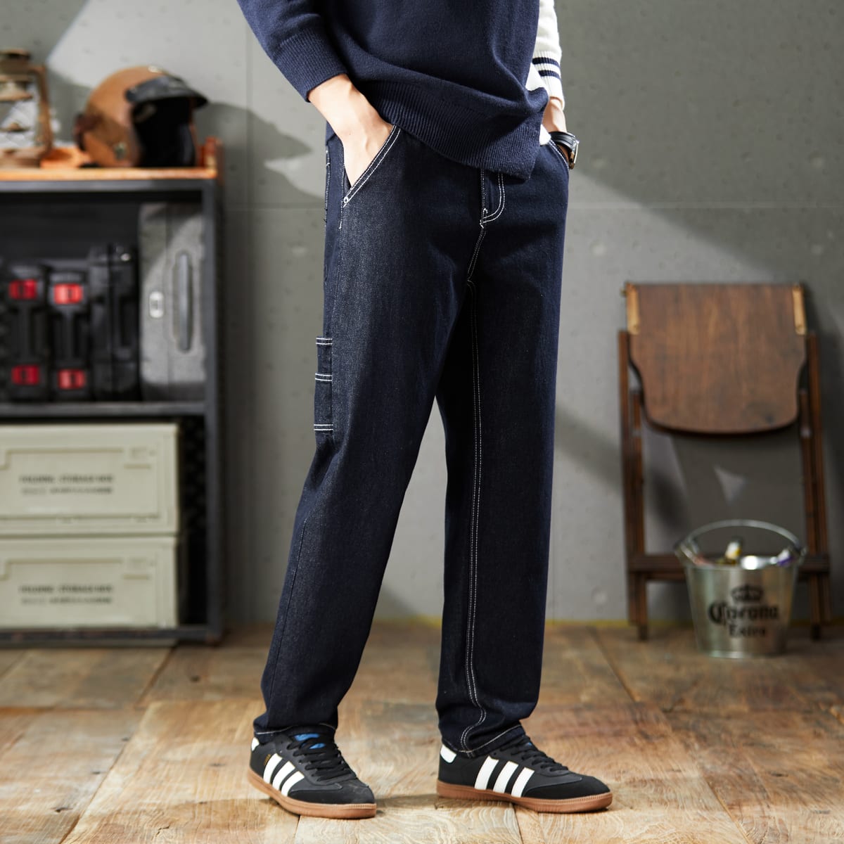 Slim Bootcut Vintage Jeans